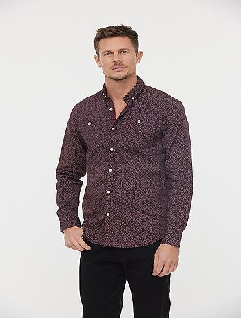 Lee Cooper - Chemise DOKIN Aubergine