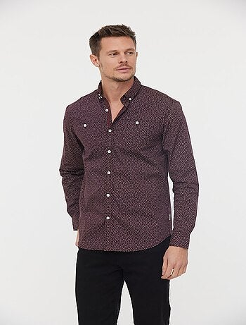 Lee Cooper - Chemise DOKIN Aubergine