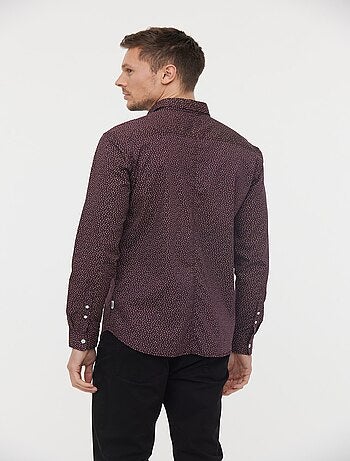 Lee Cooper - Chemise DOKIN Aubergine