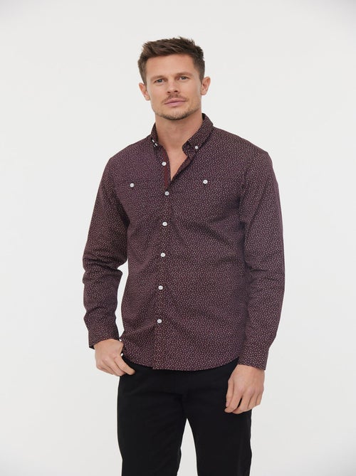 Lee Cooper - Chemise DOKIN Aubergine - Kiabi