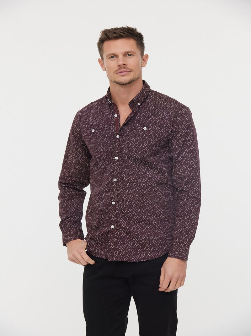 Lee Cooper - Chemise DOKIN Aubergine Violet - Kiabi