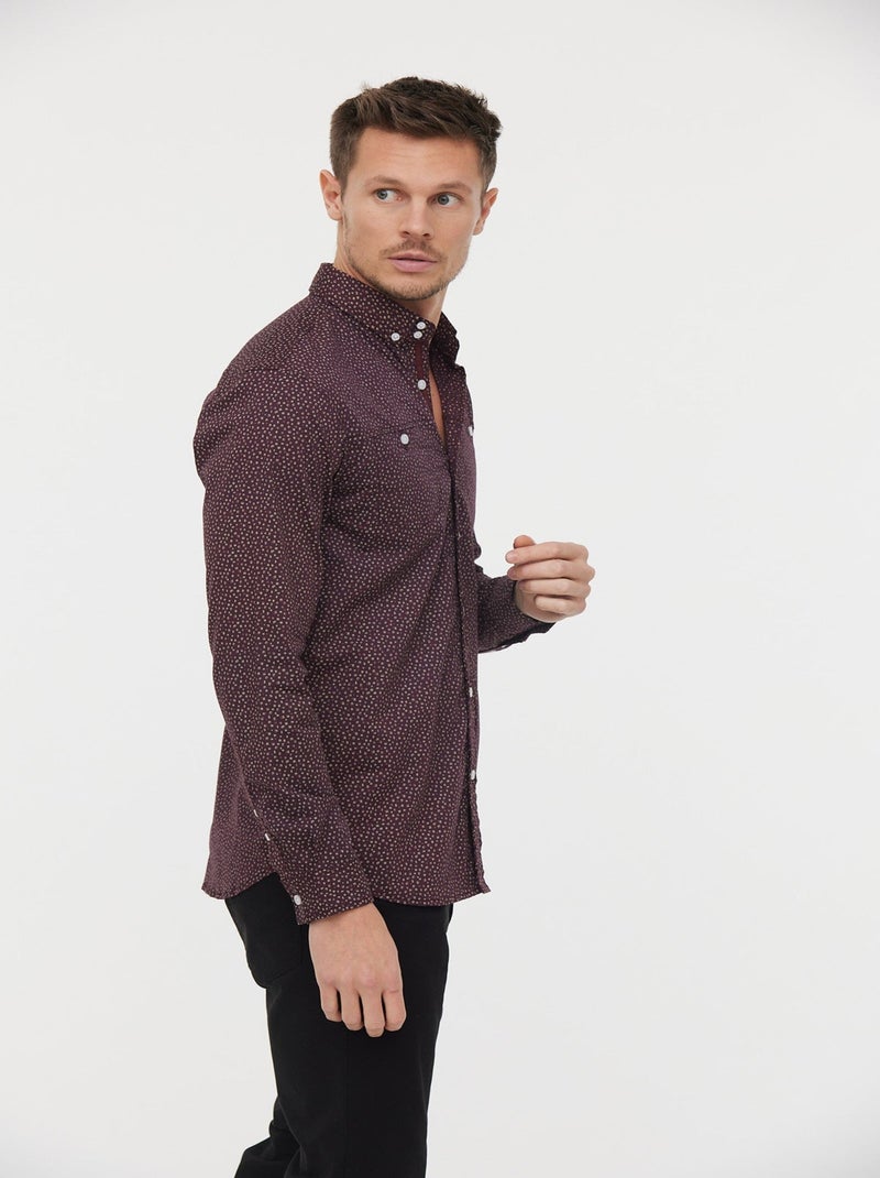 Lee Cooper - Chemise DOKIN Aubergine Violet - Kiabi