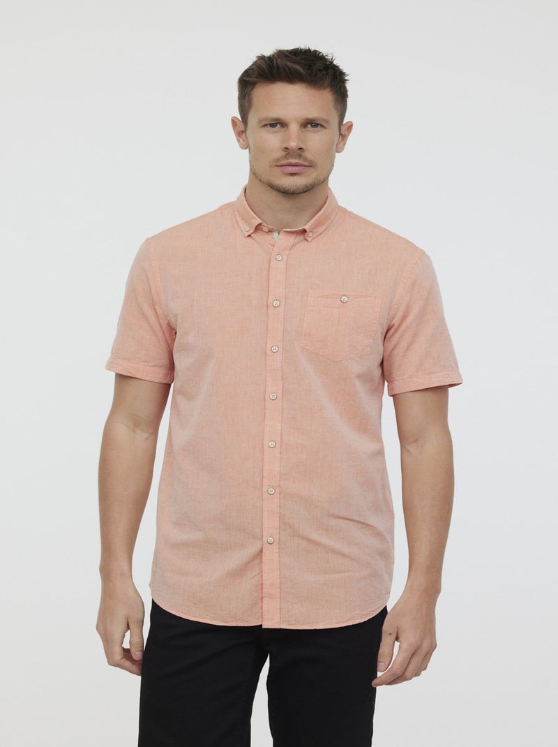 Lee Cooper - Chemise DOLANO Acide orange Orange - Kiabi