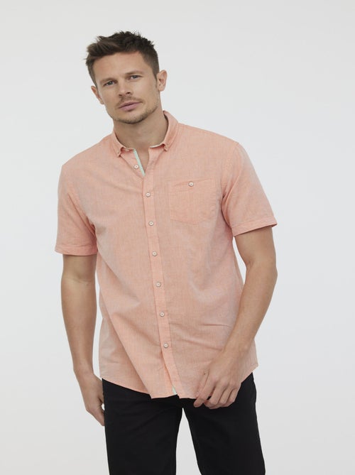 Lee Cooper - Chemise DOLANO Acide orange - Kiabi