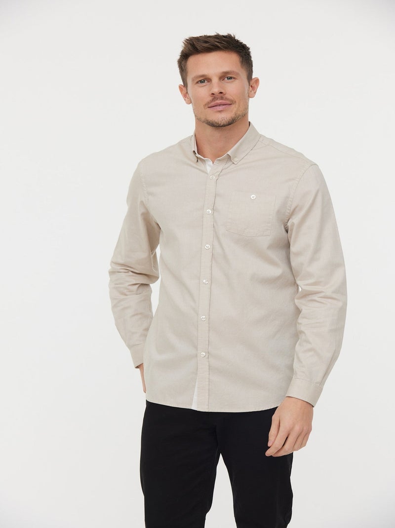 Lee Cooper - Chemise DOLARO Argile Beige Beige - Kiabi