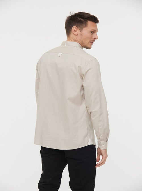 Lee Cooper - Chemise DOLARO Argile Beige - Kiabi