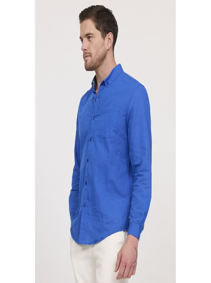 Lee Cooper - Chemise DOLINO Bleu roi Bleu roi - Kiabi