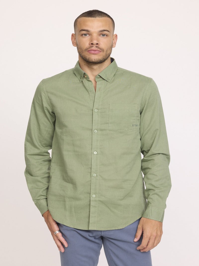 Lee Cooper - Chemise DOLINO Kaki vert Vert - Kiabi