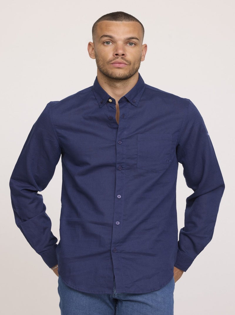 Lee Cooper - Chemise DOLINO Marine Bleu marine - Kiabi