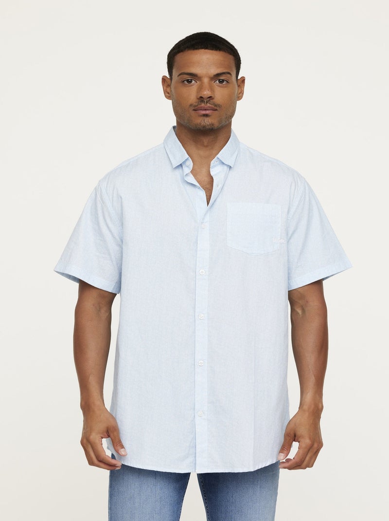 Lee Cooper - Chemise DOMBO Blue Grey Bleu - Kiabi