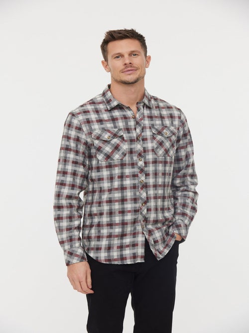 Lee Cooper - Chemise DORBET Lie De Vin - Kiabi