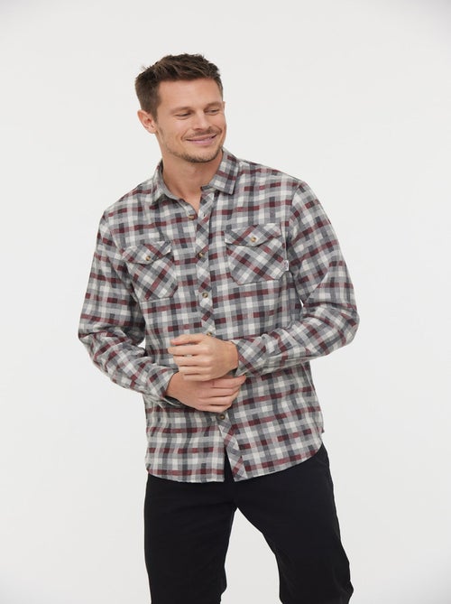 Lee Cooper - Chemise DORBET Lie De Vin - Kiabi