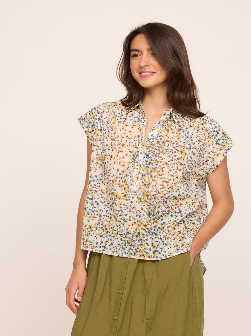 Lee Cooper - Chemise DOREMI Léopard Jaune - Kiabi