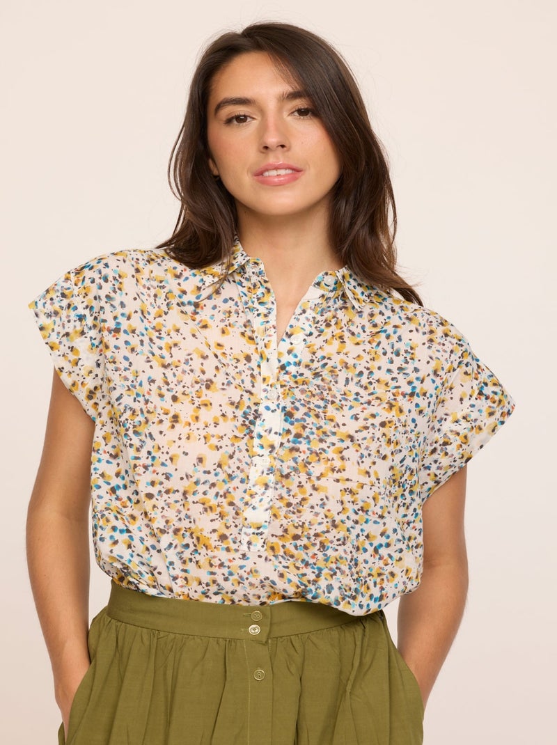 Lee Cooper - Chemise DOREMI Léopard Jaune - Kiabi