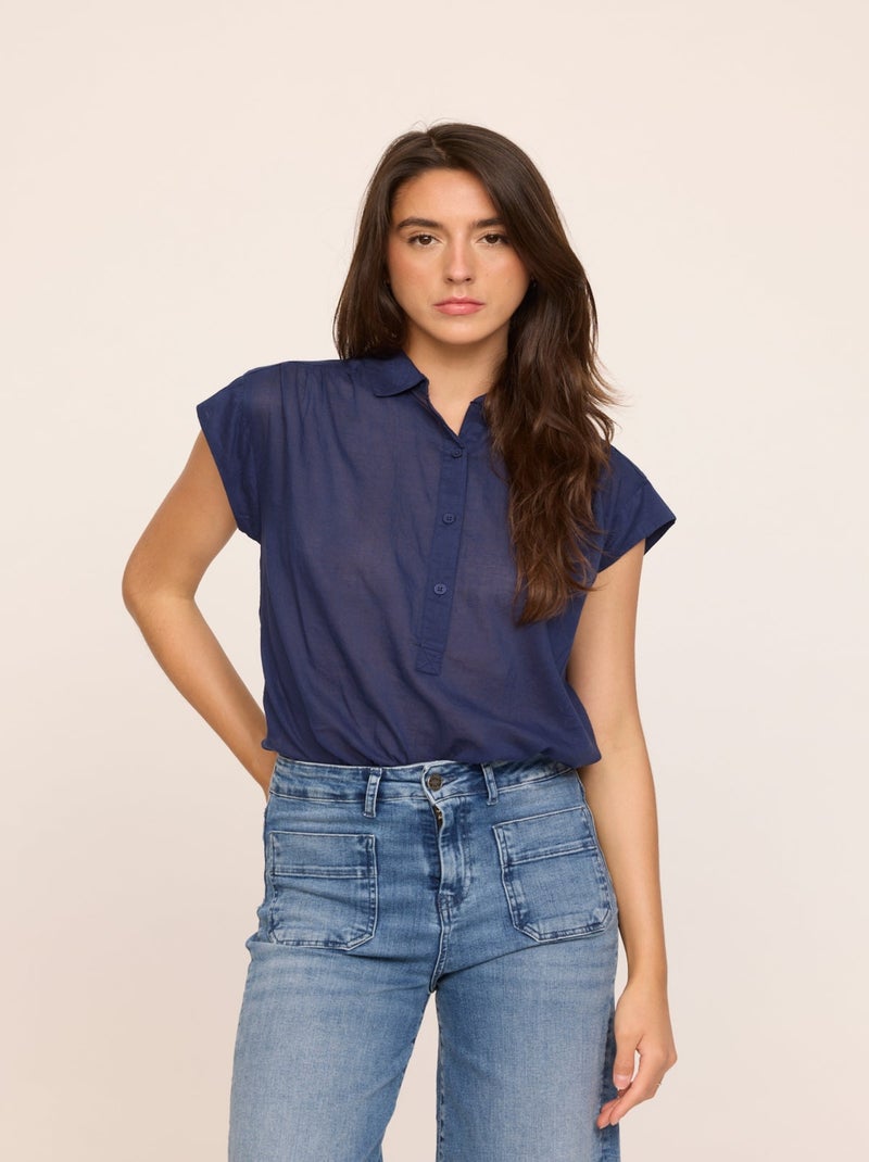 Lee Cooper - Chemise DOREMI Marine Bleu marine - Kiabi