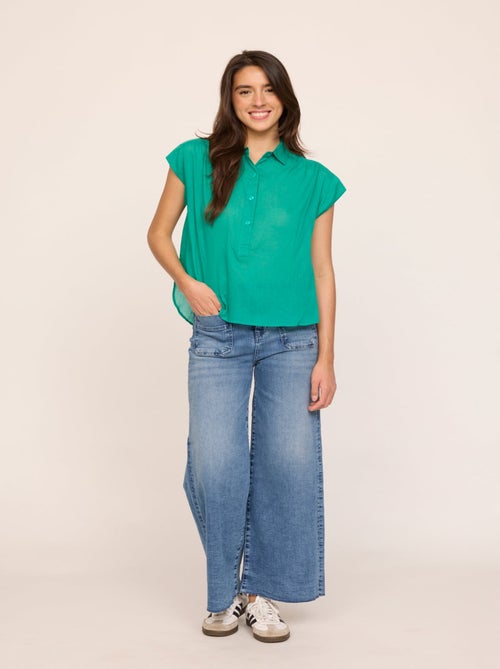 Lee Cooper - Chemise DOREMI Vert profond - Kiabi