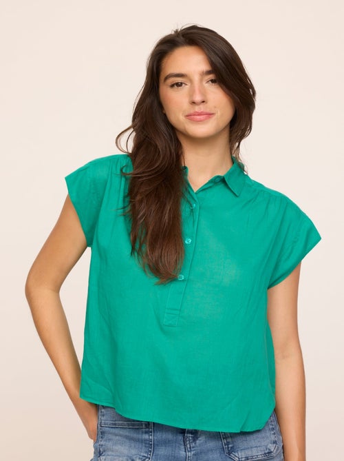 Lee Cooper - Chemise DOREMI Vert profond - Kiabi