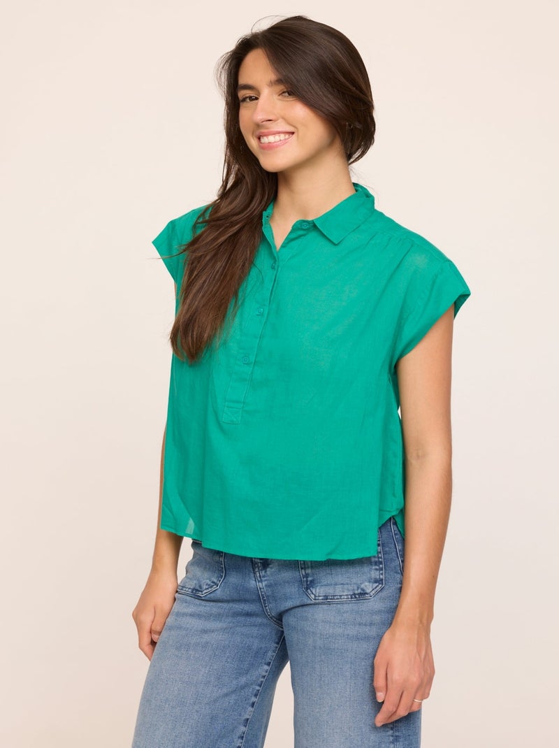 Lee Cooper - Chemise DOREMI Vert profond Vert foncé - Kiabi