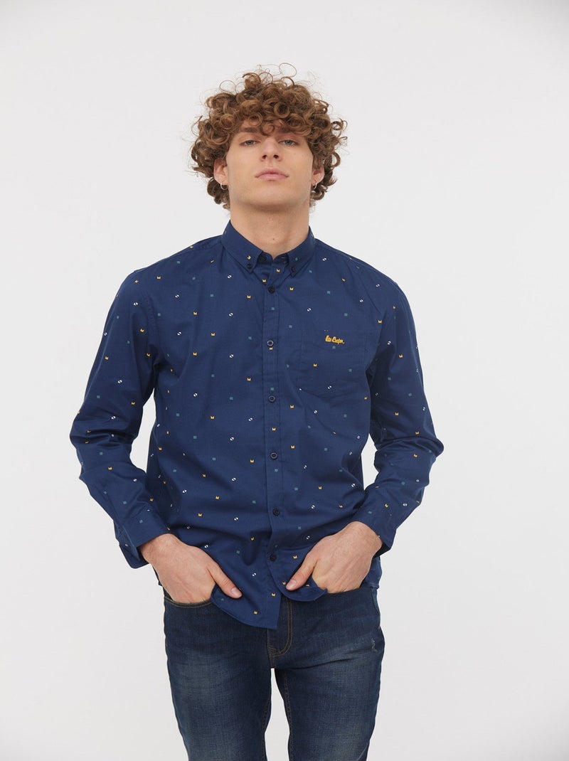 Lee Cooper - Chemise DORIC Marine Bleu - Kiabi