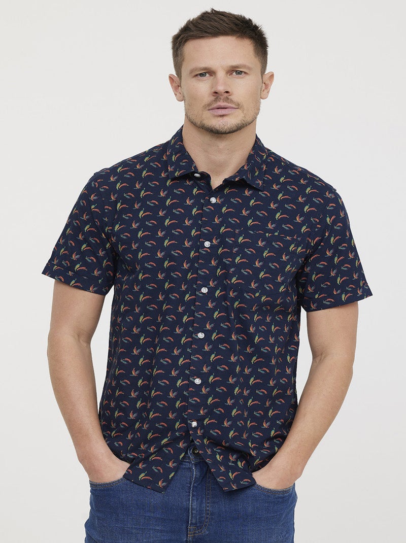 Lee Cooper - Chemise DORIO Navy Bleu - Kiabi