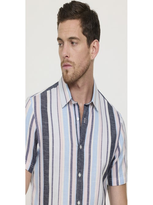 Lee Cooper - Chemise DOROL ML Gris bleu - Kiabi