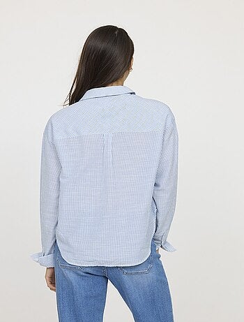 Lee Cooper - Chemise DOUBIA Bleu roi