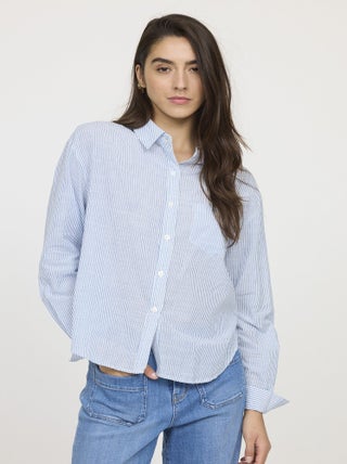 Lee Cooper - Chemise DOUBIA Bleu roi