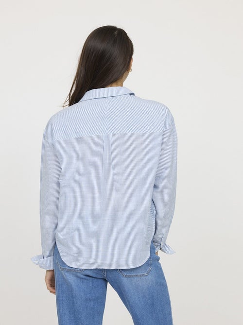 Lee Cooper - Chemise DOUBIA Bleu roi - Kiabi