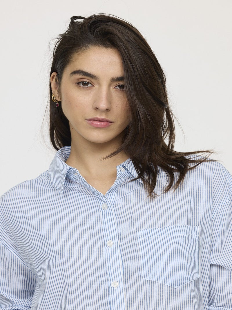 Lee Cooper - Chemise DOUBIA Bleu roi Bleu - Kiabi