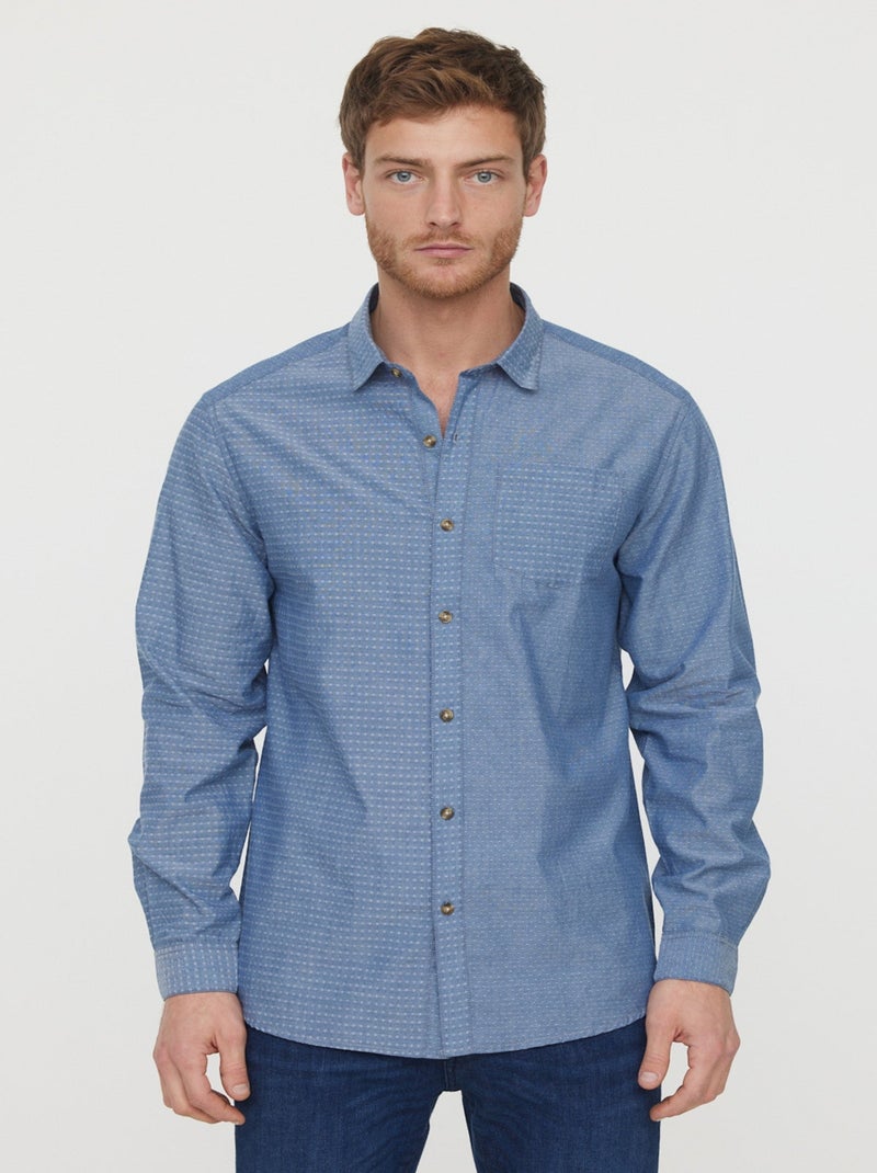 Lee Cooper - Chemise Dougo Celadon Blue Bleu - Kiabi