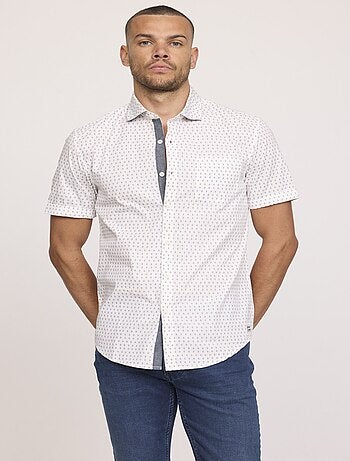 Lee Cooper - Chemise DOULY MC Blanche