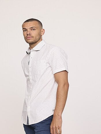 Lee Cooper - Chemise DOULY MC Blanche