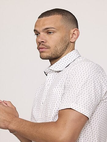 Lee Cooper - Chemise DOULY MC Blanche