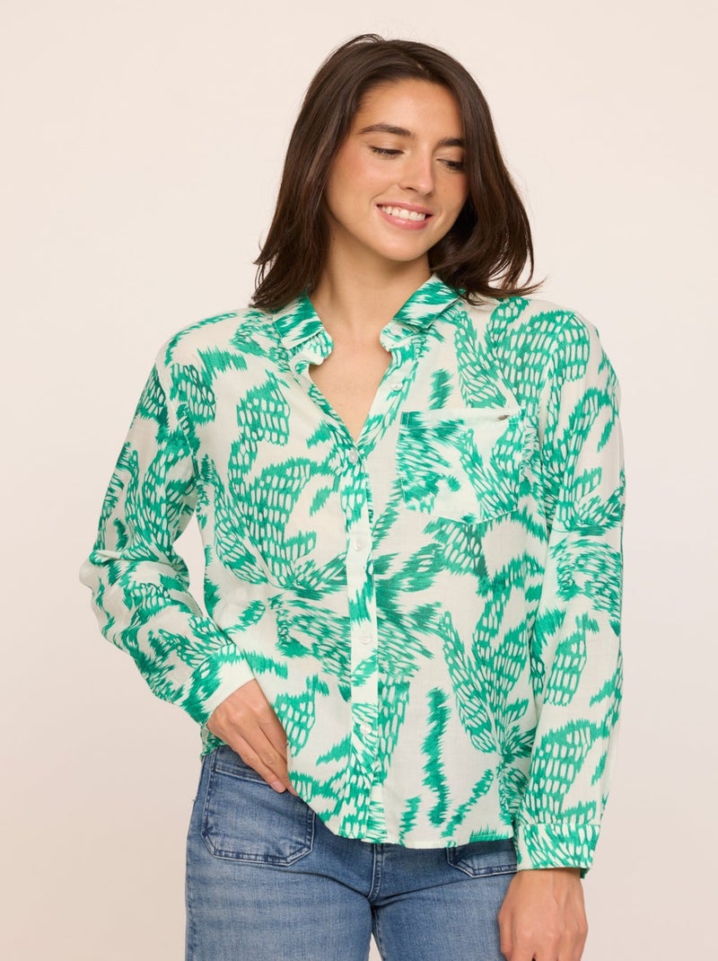 Lee Cooper - Chemise DOUPLA Vert profond Vert foncé - Kiabi