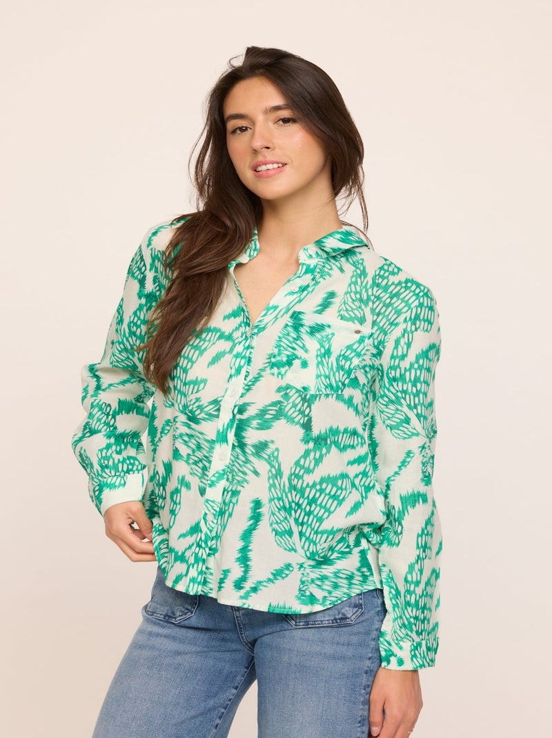 Lee Cooper - Chemise DOUPLA Vert profond Vert foncé - Kiabi