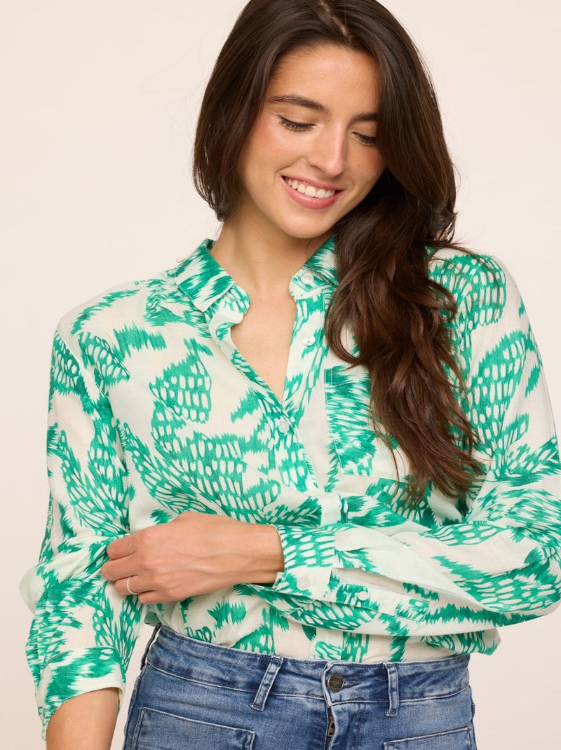 Lee Cooper - Chemise DOUPLA Vert profond Vert foncé - Kiabi
