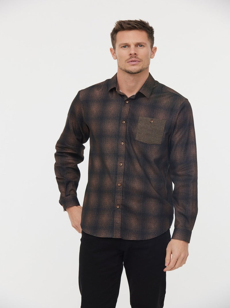 Lee Cooper - Chemise DRATY Chatain Marron - Kiabi