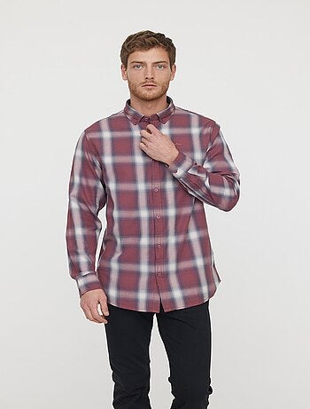 Lee Cooper - Chemise DROP Lie De Vin