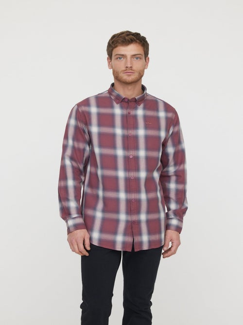 Lee Cooper - Chemise DROP Lie De Vin - Kiabi