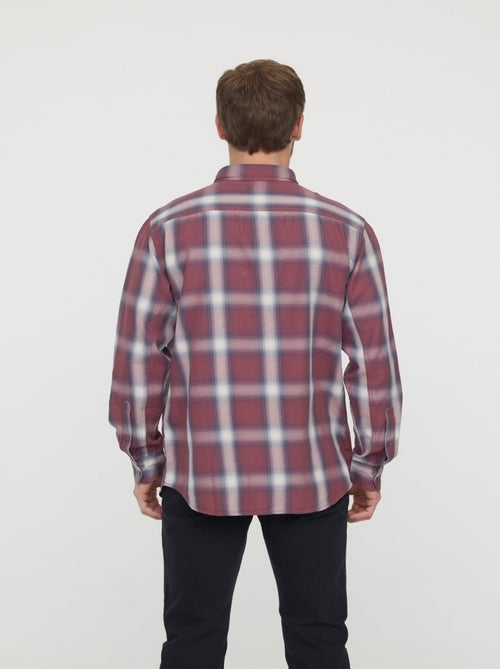 Lee Cooper - Chemise DROP Lie De Vin - Kiabi