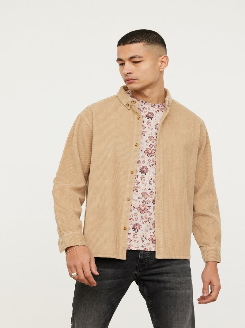 Lee Cooper - Chemise DROPY Argile Beige Beige - Kiabi