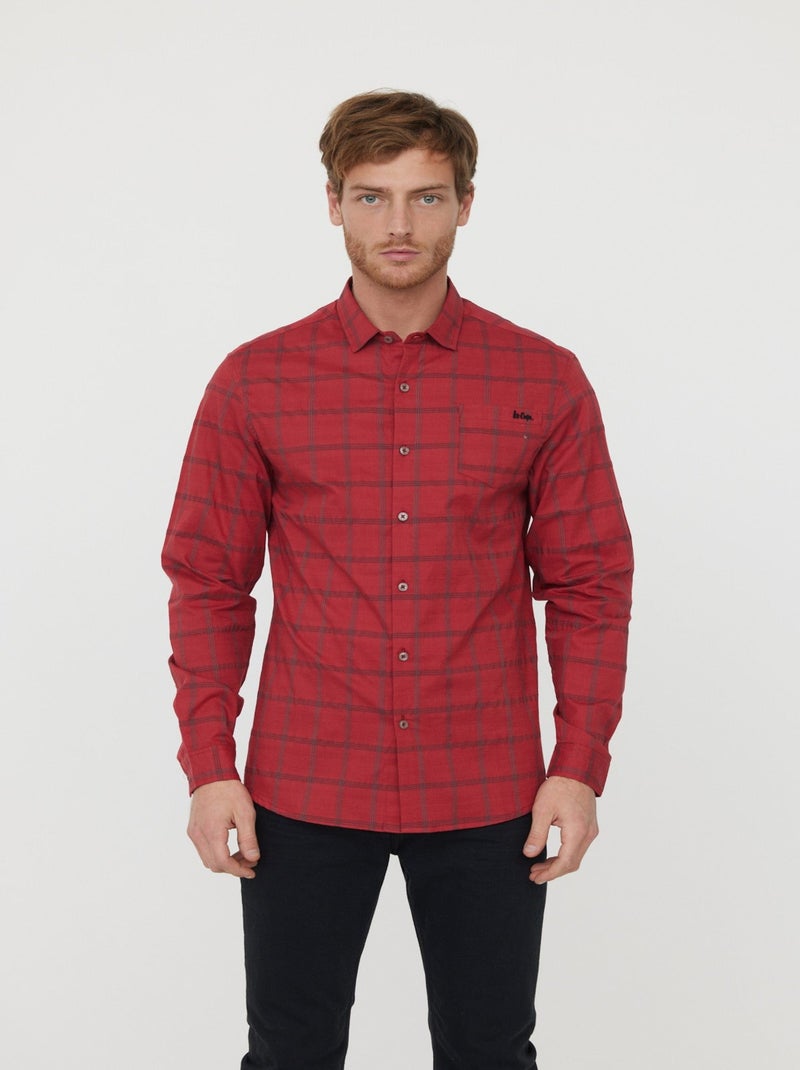 Lee Cooper - Chemise Droupa Berry Rose framboise - Kiabi