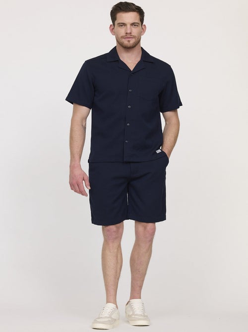 Lee Cooper - Chemise DUCKER Bleu marine - Kiabi