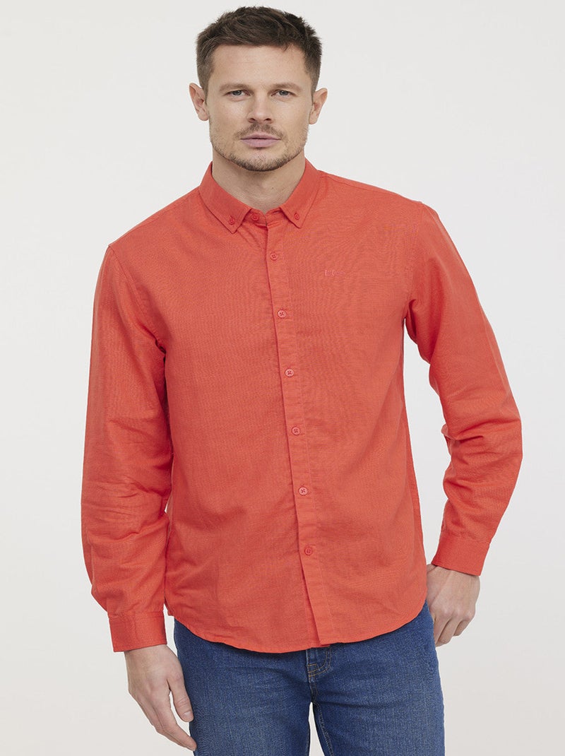 Lee Cooper - Chemise DUKO Vermillon Rouge vermillon - Kiabi