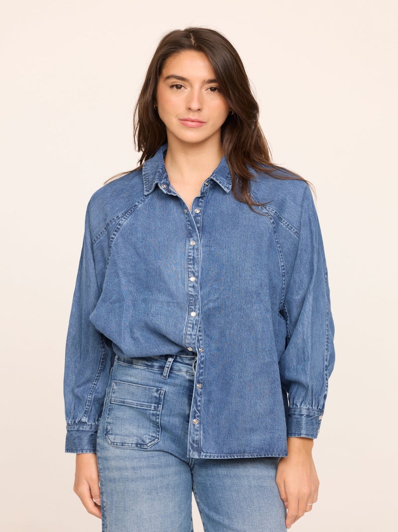 Lee Cooper - Chemise DULIA Medium Blue Bleu - Kiabi