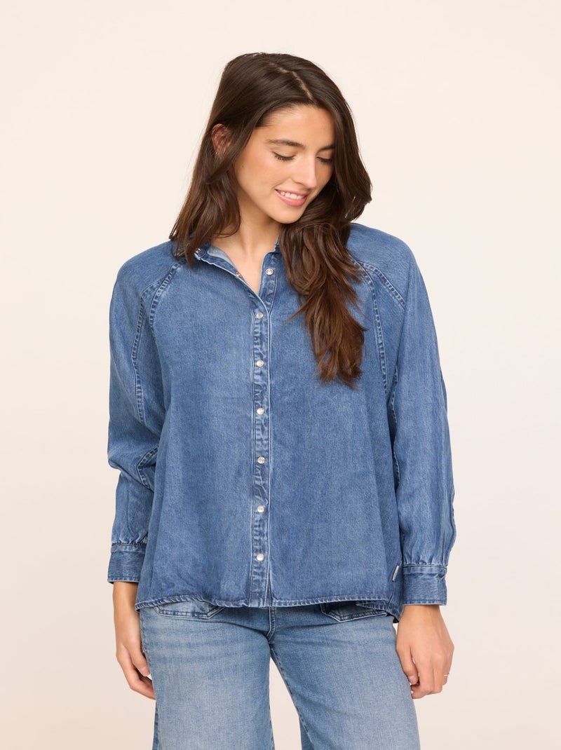 Lee Cooper - Chemise DULIA Medium Blue Bleu - Kiabi