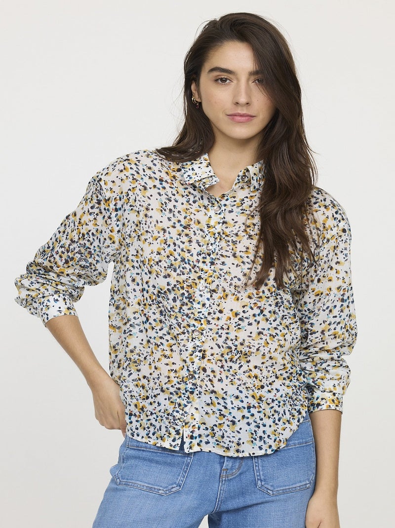 Lee Cooper - Chemise DULIPA Léopard Jaune - Kiabi