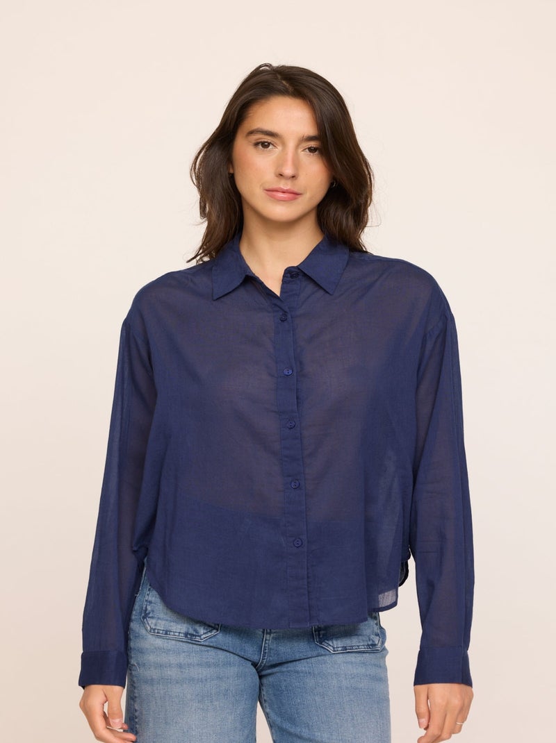 Lee Cooper - Chemise DULIPA Marine Bleu marine - Kiabi