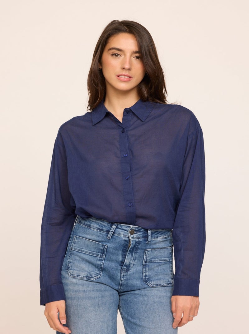 Lee Cooper - Chemise DULIPA Marine Bleu marine - Kiabi