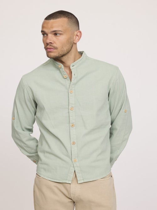 Lee Cooper - Chemise DUMORI Green stoned - Kiabi Lee Cooper - Chemise DUMORI Green stoned - Kiabi